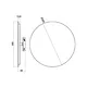 Smart Dimmable Round Sconce